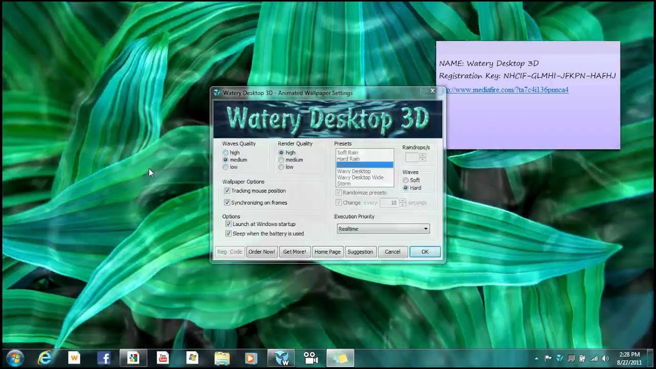 watery desktop 3d register key